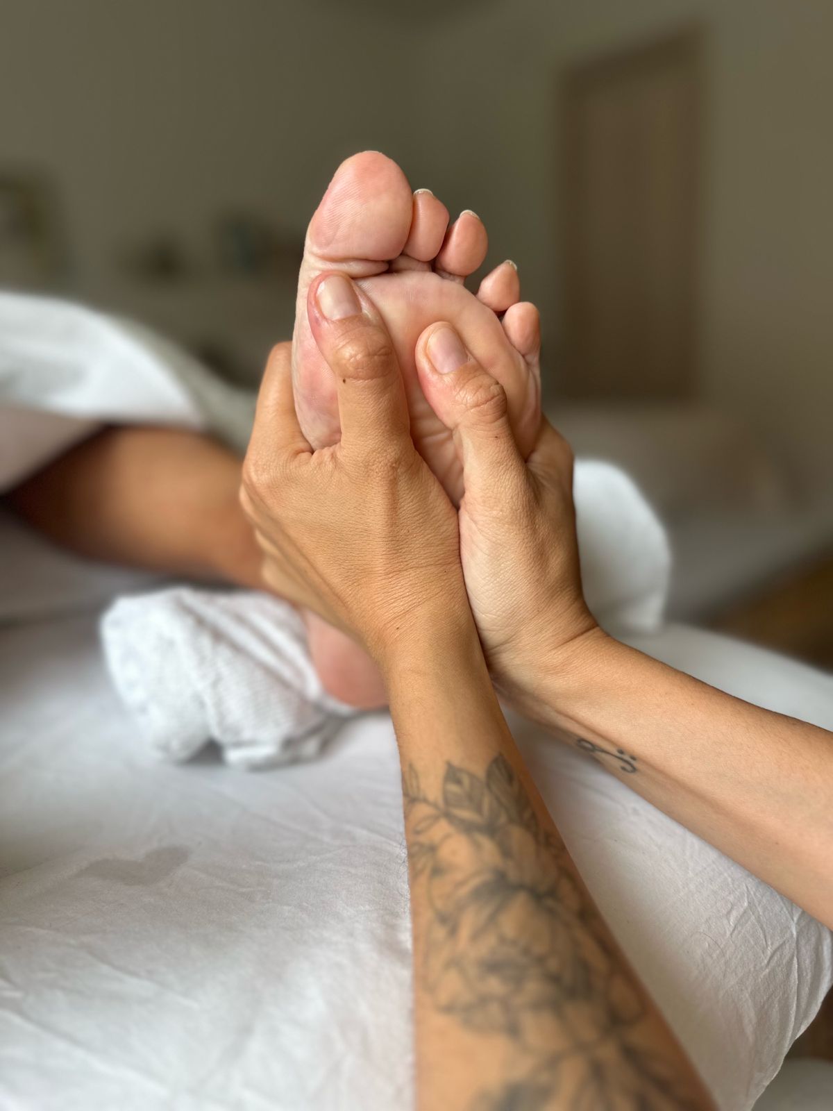 Reflexología podal — puntos reflejos de los pies